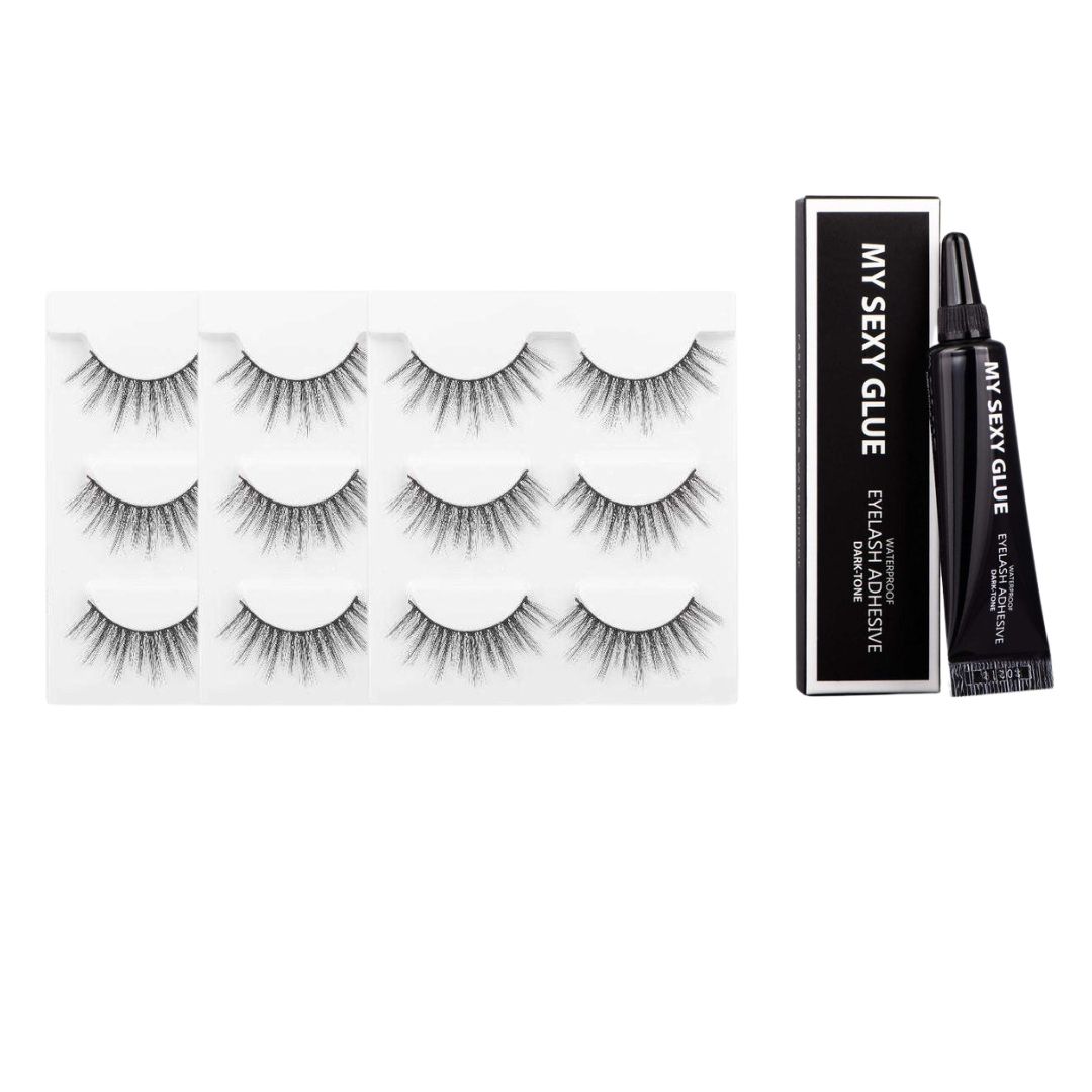 Samra Beauty Essential Lashes Christmas 15% Off Bundle + Free Lipstick