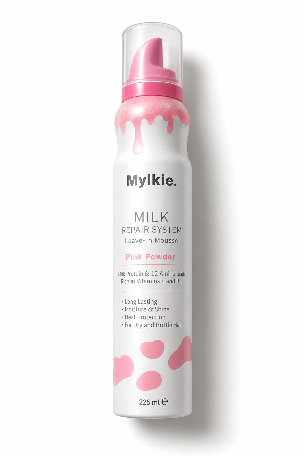 Mylkie. Leave-in Hair Mousse Pink Powder