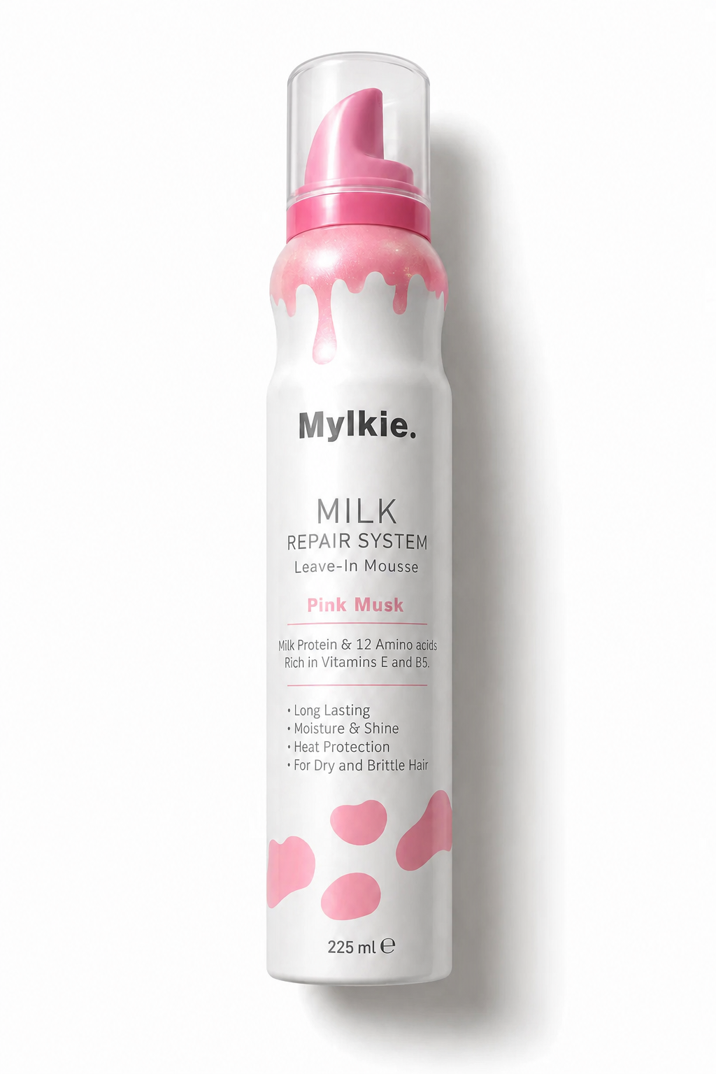 Mylkie. Leave-in Hair Mousse Pink Musk