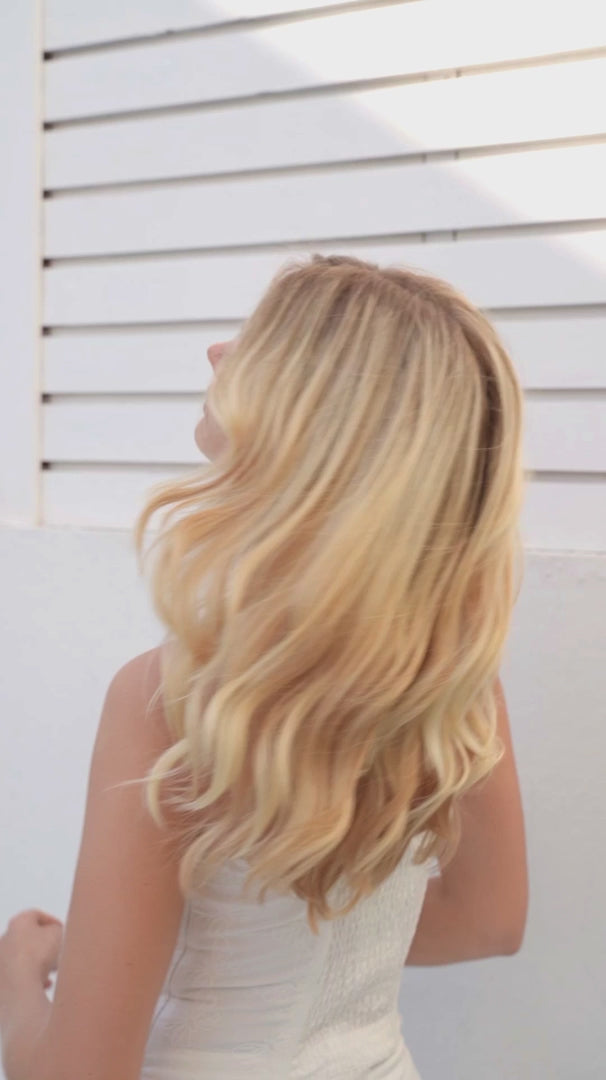 Youmi Beauty hair extention shade Sunflower Blonde Clip-In