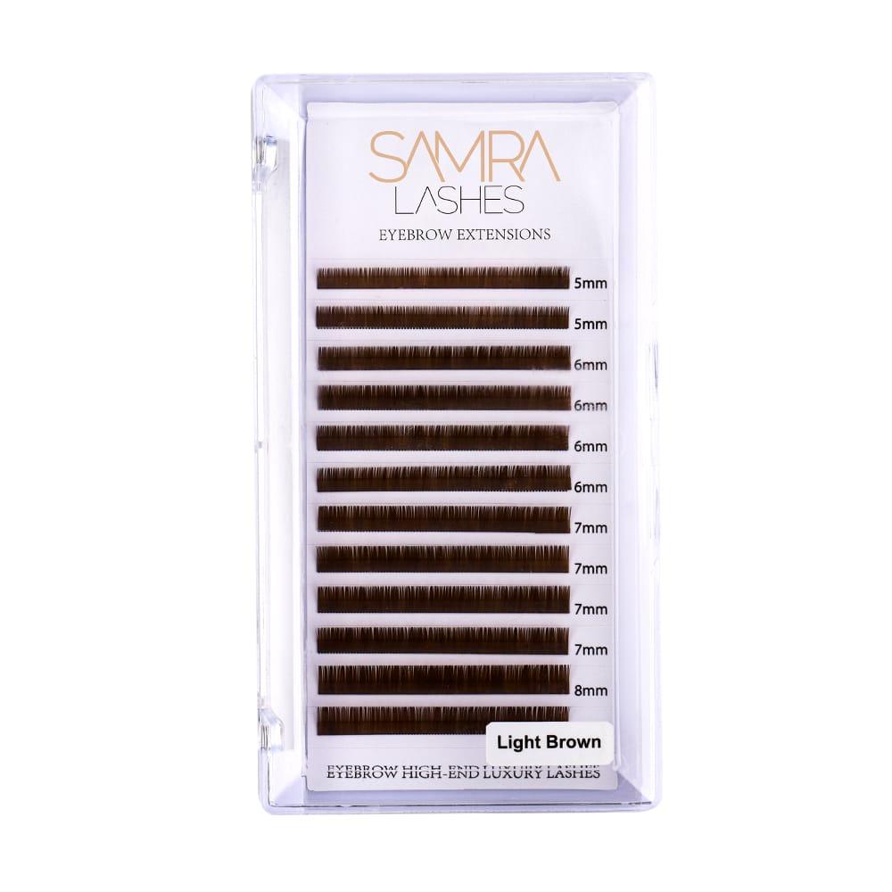 Samra Beauty Eyebrow Extension- Light Brown - Samra Beauty