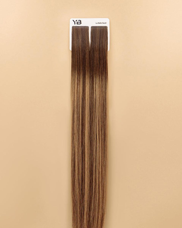 Youmi Beauty hair extention shade La Belle Saudi Tape In - Samra Beauty