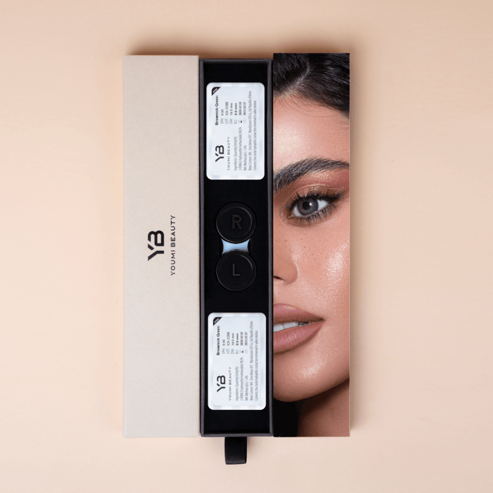 Youmi Beauty Lenses La Bali ( Brownish Green Color ) - Samra Beauty