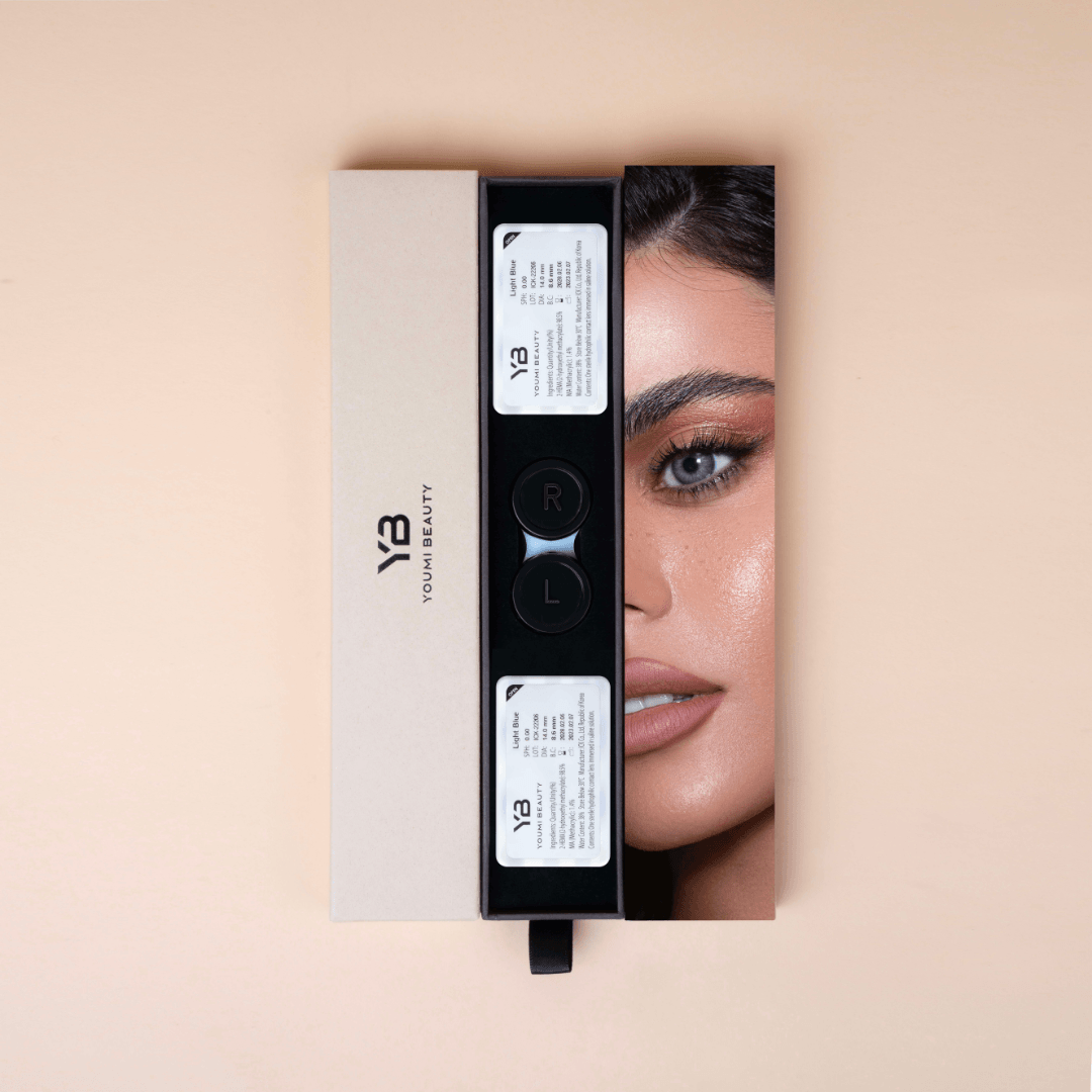 Youmi Lenses La Mykonos ( Light Blue Color ) - Samra Beauty